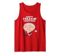Family Guy Happy Freakin' Christmas Stewie Distressed Art Débardeur