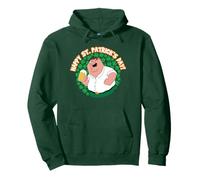 Family Guy Happy St. Patrick's Day Peter Shamrocks Cartoon Sweat à Capuche