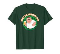 Family Guy Happy St. Patrick's Day Peter Shamrocks Cartoon T-Shirt