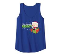 Family Guy Santa Stewie Funny Cartoon Débardeur, Femme, Bleu Royal, S