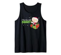 Family Guy Santa Stewie Funny Cartoon Débardeur, Homme, Noir, S
