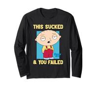 Family Guy Stewie This Sucked & You Failed Funny Cartoon Manche Longue