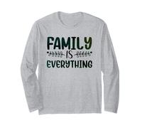 Family is Everything Réunion Parents Sarcastique Manche Longue