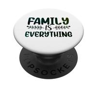 Family is Everything Réunion Parents Sarcastique PopSockets PopGrip Adhésif