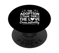 Family Love Came Instantly Journée Nationale de l'adoption PopSockets PopGrip Adhésif