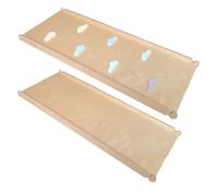 Family Nation, Toboggan Montessori Rainbow, pour Grimper et Glisser, pour Enfants 1+Ans, Développement de l'Équilibre et de l'Agilité, Structure Solide en Bois, 113x44,5 cm