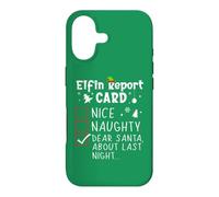 Family Pajamas Saying Christmas Nice Naughty Funny Xmas List Coque pour iPhone 17