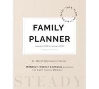 Family Planner 2026-2027: 13 months of planning for the whole family, from January 2026 to January 2027