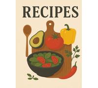 Family Recipe Book: Blank Recipe Notebook | Blank Recipe Book to Write in Your Own Recipes | Artisan Hardcover Journal for over 100 Recipes