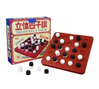 Family Strategy Board Game, Interactive Party Game for Kids, Classic Game for Adults and Kids, 3D Family Board Game, Unique Game for Family Night, Family Puzzle Board Game, Four Row Educational