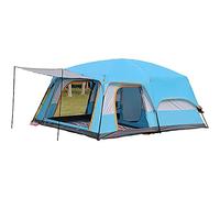 Family Tent Doble Layer Dome Tent Waterproof Camping Tent with 2 Extra Dark Sleeping Cabins for Outdoor Hiking Camping Climing Vision