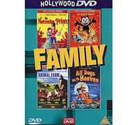Family- The Nutcracker Prince/ Animal Farm/Felix The Cat/ All Dogs Go To Heaven (4 Films/2 Dvd's)