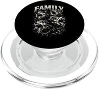 Family Wolf Pack Loups féroces PopSockets PopGrip pour MagSafe