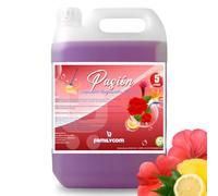 FAMILYCOM Nettoyant concentré pour sols parfumés durables Parfum fleur de lotto Nettoyage, brillance et hygiène pH neutre pour tous types de sols, surfaces délicates 5 litres