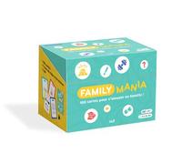 FamilyMania - 100 cartes pour s’amuser en famille ! Jeu d’ambiance - 2 à 6 joueurs à partir de 8 ans - Collectif - Merci Les Livres - Boîte ou accessoire - Jeux livres objets
