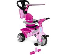 Famosa Feber Tricycle Baby Plus Musique 3 En 1 Avec Capote Couleur Rose