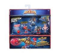 Famosa Figure Akedo Pack de démarrage avec 3 Guerriers, Une pièce d'entraînement et Un contrôle Multicolore