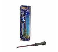 Famosa Harry Potter, Baguette Magique Harry 18 cm avec Pointe Lumineuse, Active Le Bouton du Manche pour Lancer des Sorts, idéale pour Les Duels, Compatible avec App Light Painting Jour et Nuit