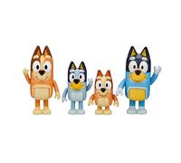 Famosa Pack De 4 Figurines Bluey 4 Modèles Expédition Aléatoire Assorti 6 Cm
