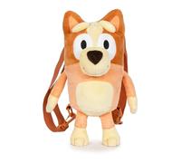 Famosa Softies 760023652 Peluche Sac à Dos de Bingo de 35 cm, avec détails comme dans Les Dessins animés, pour Petits garçons et Filles à partir de 6 Mois, célèbre