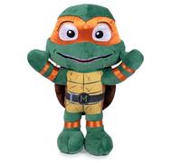 Famosa Softies Donatello Michelangelo Raphael Leonardo Peluche avec détails Motif Tortues Ninja 22 cm