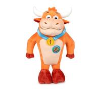 Famosa Softies Grand Prix 760024282 Peluche Vachette María Fernanda 20 cm Personnage de l'émission de télévision Grand Prix, idée Cadeau, Jouet Officiel, Convient à Tous Les âges, célèbre