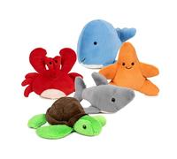 Famosa Softies Natura 760025086 Mini Marines Peluche aléatoire Parmi 15 Animaux Marins différents