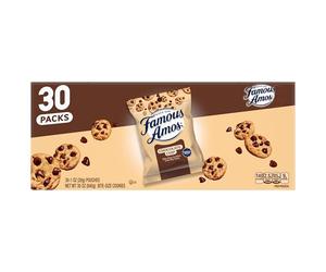 Famous Amos Biscuits aux pépites de chocolat classiques 1 oz (lot de 30)