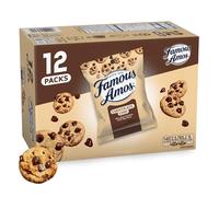 Famous Amos Lot de 12 biscuits aux pépites de chocolat classiques 28 ml