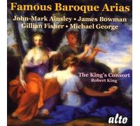 Famous Baroque Arias. Oeuvres de Ainsley, Bowman, Fischer, George. Robert King.