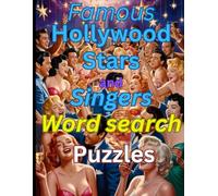 Famous hollywood stars and singers word search puzzles: word search