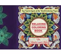 Famous Landscapes to Color : World's Iconic Tourist Places: 30 Page Adult Coloring Book Landscape