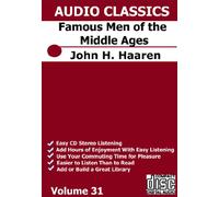 Famous Men of the Middle Ages 4 Cd Unabridged Audio Set - John H. Haaren