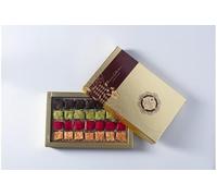 Famous Safranbolu Turkish Delight, Gold Lux Box, mélange de baklava, délice turc, 500 g