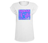 Famous Stars and Straps T-Shirt Loud and Clear pour Femme XL Blanc.