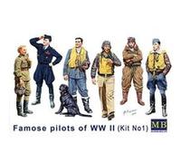 Glow2B Maquette Figurine Pilotes célèbres WWII - Master Box Ltd 320