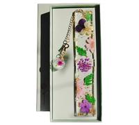 Famweylami Cadeau Noël Femme Marque-pages Personnalisé Originale 26 Lettres, Lecture Cadeau Lumineux, pour Maîtresse Copine Fille Mère Grand-Mère, Fête et Anniversaire, avec Coffret Cadeau-R