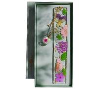 Famweylami Cadeau Noël Femme Marque-pages Personnalisé Originale 26 Lettres, Lecture Cadeau Lumineux, pour Maîtresse Copine Fille Mère Grand-Mère, Fête et Anniversaire, avec Coffret Cadeau-I