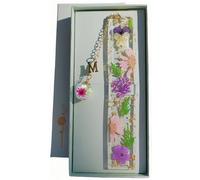 Famweylami Cadeau Noël Femme Marque-pages Personnalisé Originale 26 Lettres, Lecture Cadeau Lumineux, pour Maîtresse Copine Fille Mère Grand-Mère, Fête et Anniversaire, avec Coffret Cadeau-M