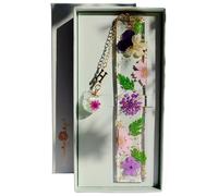 Famweylami Cadeau Noël Femme Marque-pages Personnalisé Originale 26 Lettres, Lecture Cadeau Lumineux, pour Maîtresse Copine Fille Mère Grand-Mère, Fête et Anniversaire, avec Coffret Cadeau-H