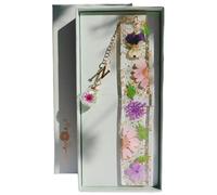 Famweylami Cadeau Noël Femme Marque-pages Personnalisé Originale 26 Lettres, Lecture Cadeau Lumineux, pour Maîtresse Copine Fille Mère Grand-Mère, Fête et Anniversaire, avec Coffret Cadeau-N