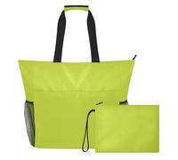 famyily Chartreuse Sac de sport portable avec fermeture éclair et poches en filet, 2 sacs de nuit pour jouets, serviettes, voyage, croisière