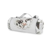 famyily Couverture de pique-nique ronde - Convient pour 2 adultes, accessoires d'été - Couverture de pique-nique résistante au sable - Grande couverture pour tapis de plage ou fête en famille en plein