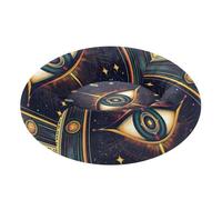 famyily Dreamy Color Coussin apaisant anti-anxiété pour chien et chat Motif œil de tarot Taille M
