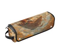 famyily Étui de voyage 2 en 1 pour fer à friser et tapis résistant à la chaleur avec fermeture éclair étanche pour outils de cheveux - Organiseur de voyage pour fer plat, fer à lisser, fer à friser