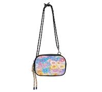 famyily Joli sac à bandoulière imperméable pour femme avec fentes pour cartes de crédit, sacs à main pour faire du shopping - véhicules de construction, Fleur arc-en-ciel pour la fête des parents