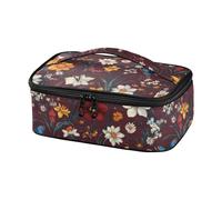 famyily Petit sac à déjeuner isotherme coloré vintage à fleurs pour homme pour sortir Bolsa de lonchera para nina