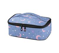 famyily Planet of Peach and Blue Stars Sac à déjeuner isotherme pour homme et femme