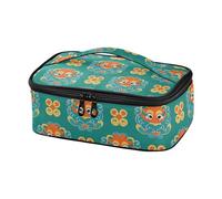 famyily Sac à déjeuner isotherme décoratif bleu motif culture chinoise unique, boîte à déjeuner isotherme, petite boîte à déjeuner pour homme pour l'université lonchera peque?a para ni?a