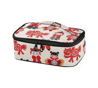 famyily Sac à déjeuner isotherme pour femme - Culture chinoise unique - Découpe en papier - Pour sortir bultos para llevar